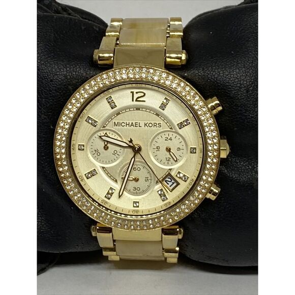 Michael Kors Parker MK5632 Womens Stainless Steel Analog Dial Quartz Watch UC459 - Picture 2 of 12